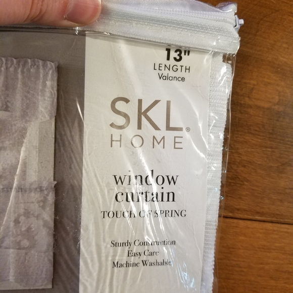 NWT SKL Home Window Curtain Valance - Picture 4 of 9